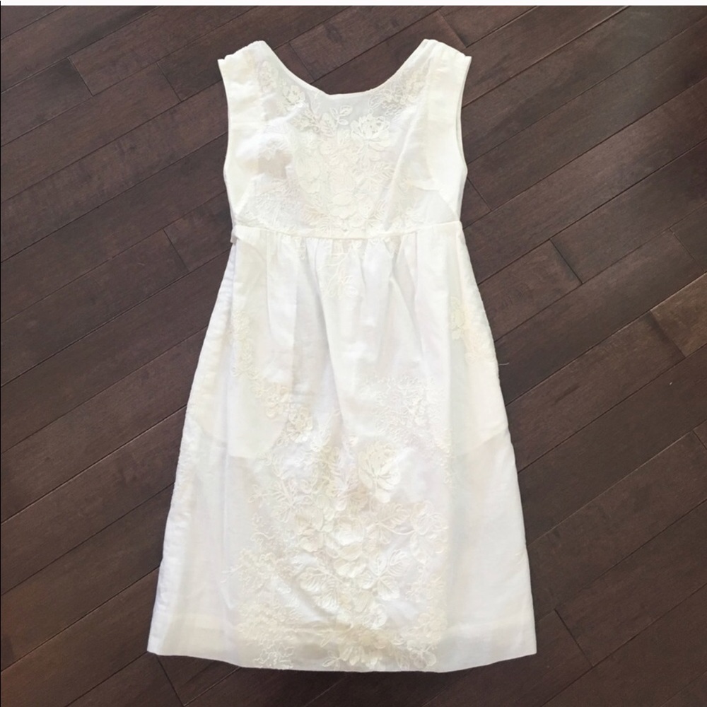 J. Crew White Dress NWT Sz. 00/XS